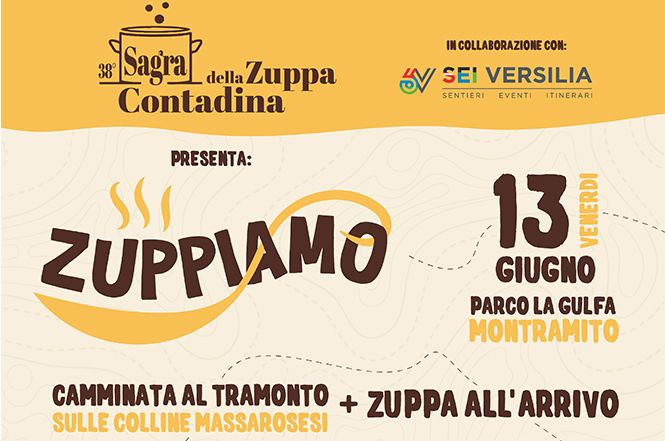 Nasce Zuppiamo, la camminata al tramonto sulle colline di Massarosa con zuppa finale