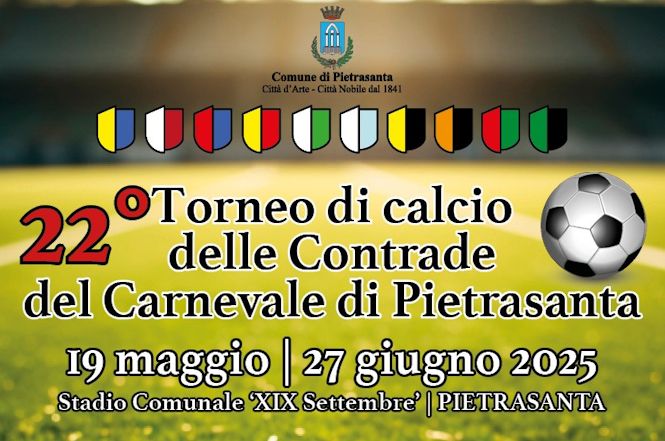 Pietrasanta, torneo delle contrade alla fase finale