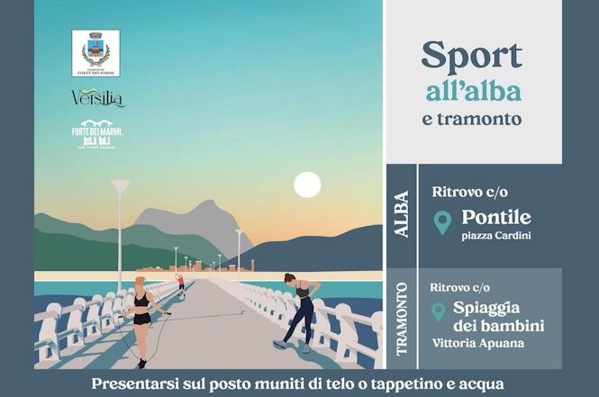 Forte, da domani torna "Sport all’Alba e al Tramonto"
