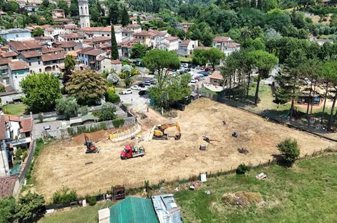 Cantierato nuovo parcheggio a Vado per oltre 70 stalli per auto, moto e biciclette