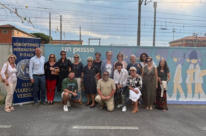 Inaugurato il murales dei fratelli Lombardi in via Ponchielli