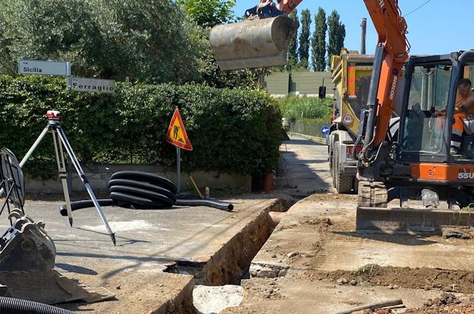 500mila euro per via del Serraglio, lavori in corso prima dello stop di agosto