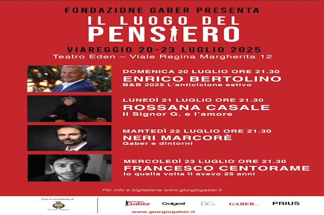 Il signor G al Teatro Eden dal 20 al 23 luglio