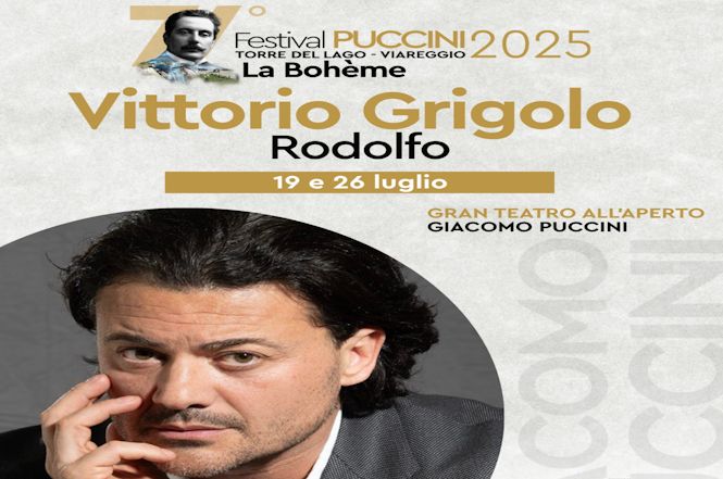 Nella Boheme si potrà ammirare la voce di "Rodolfo" Vittorio Grigolo