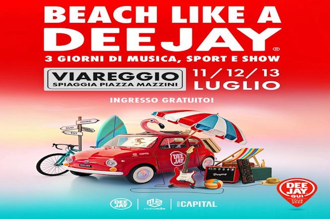 Da domani a domenica Viareggio ospita BEACH LIKE A DEEJAY