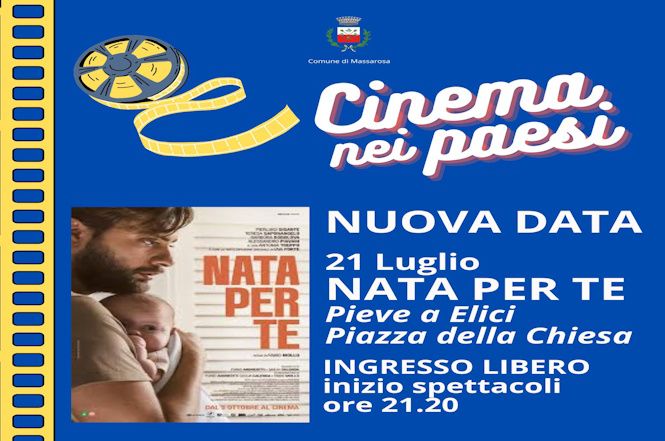 Torna la rassegna "Cinema nei paesi" domani sera alle 21:20