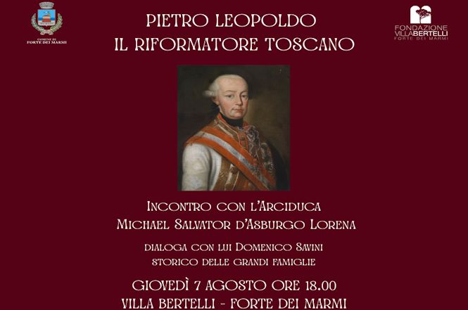 L’Arciduca Michael Salvator D’Asburgo Lorena  in visita a Forte dei Marmi
