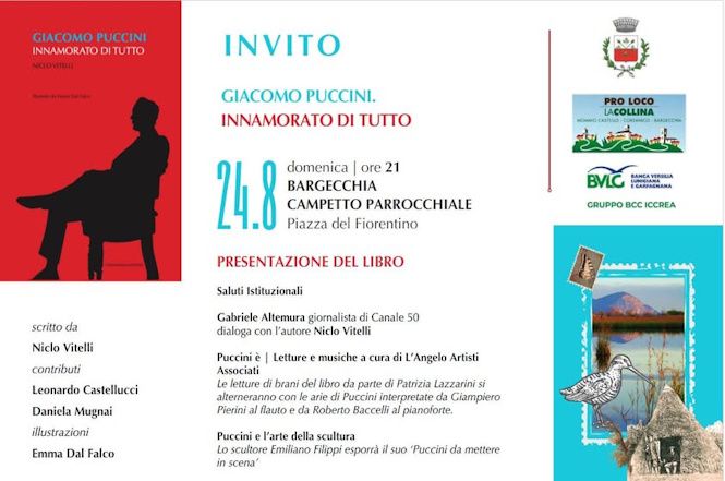 Domani sera a Bargecchia “Giacomo Puccini, innamorato di tutto”