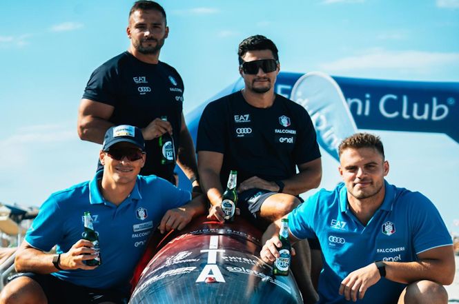 Al Forte la presentazione della squadra nazionale di bob a 4
