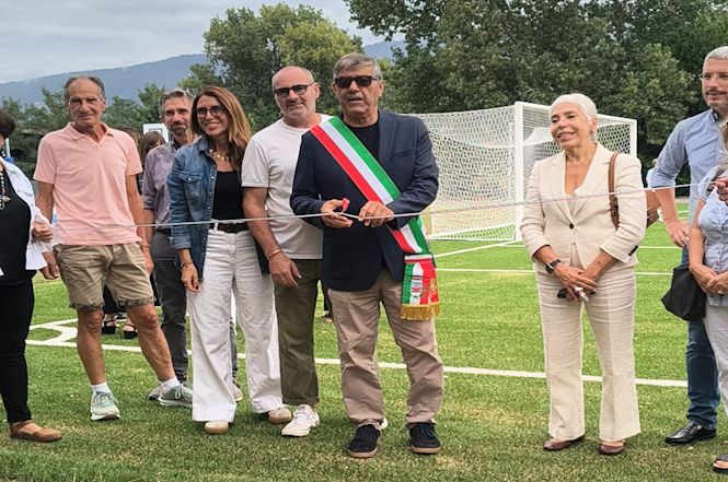 Forte, inaugurata la nuova area sportiva della Scuola Ugo Guidi