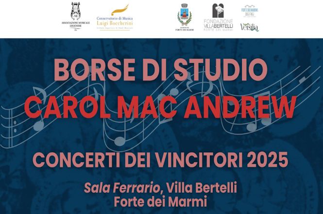 Gli allievi del Boccherini in concerto a Villa Bertelli