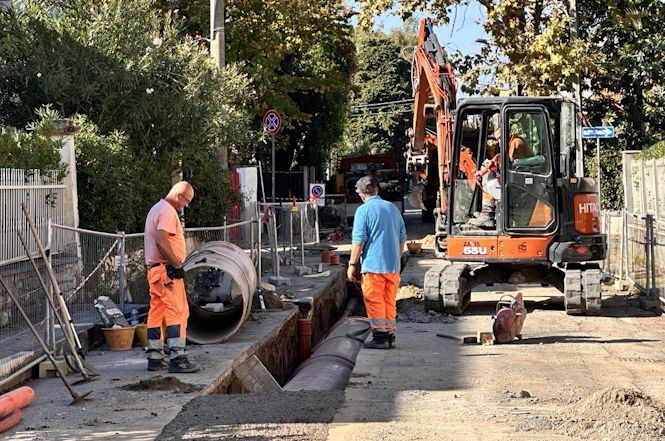 Riqualificazione via Marconi a Lido: partiti i lavori del secondo lotto