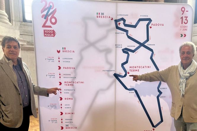 La Millemiglia 2026 transiterà da Pietrasanta