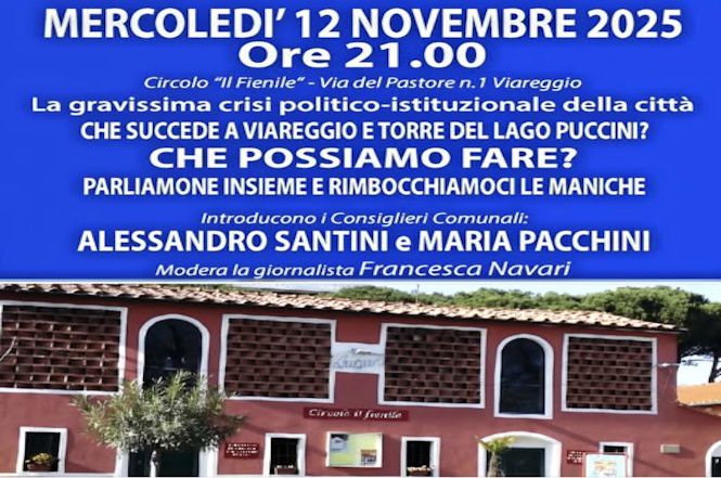 Assemblea pubblica al Fienile con i consiglieri Santini e Pacchini