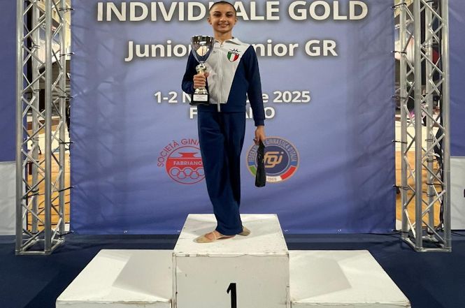Ginnastica Motto incasella un altro titolo tricolore con Ester Lena