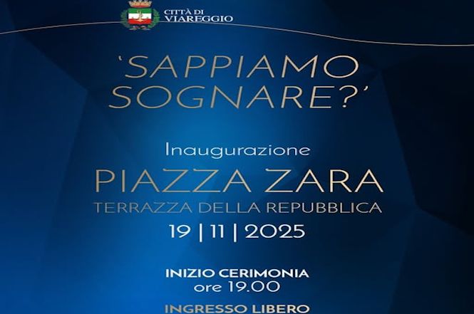 200 droni per l'inaugurazione di Piazza Zara