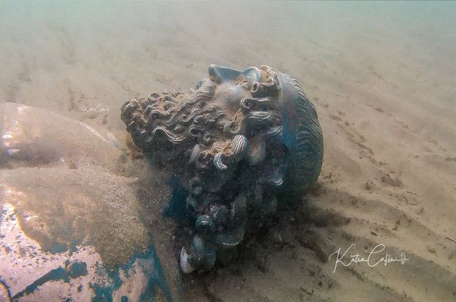 Recuperate a Tonfano le copie bronzee dei Bronzi di Riace