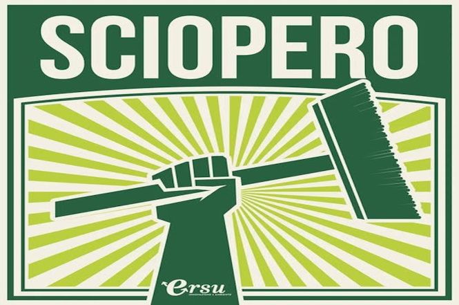 Ersu, venerdì sciopero generale