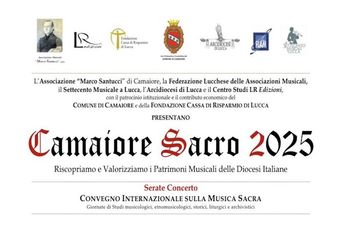 A Camaiore 5 giorni di studio sulla musica sacra