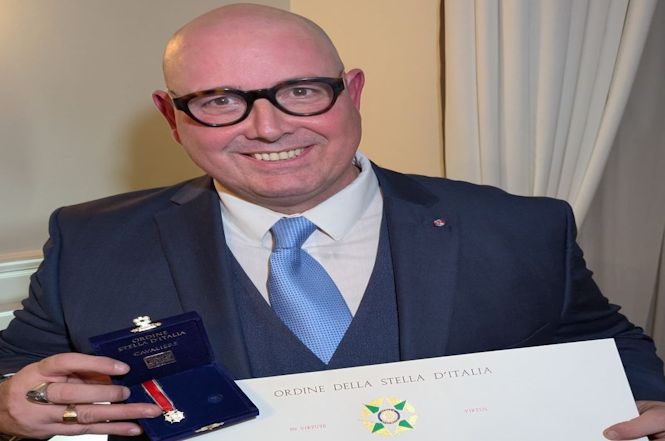 Filippo Baglini insignito del titolo di Cavaliere dell'Ordine della Stella d'Italia