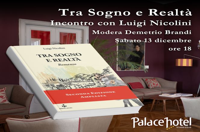 Il pianista e scrittore viareggino Luigi Nicolini presenta "Tra sogno e realtà"