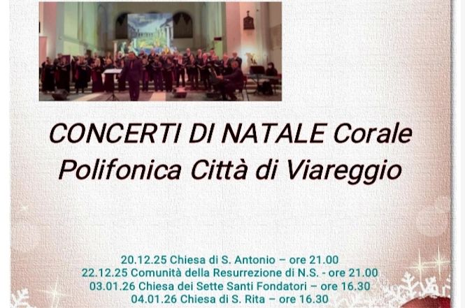 Ecco i concerti natalizi della Polifonica "Città di Viareggio"