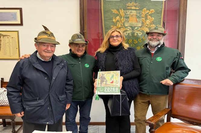 Alpini del Forte ricevuti dall'assessore Polacci