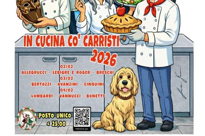 Il Rione "Carnevale Storico" presenta un ricco menù di festa, musica e cucina!