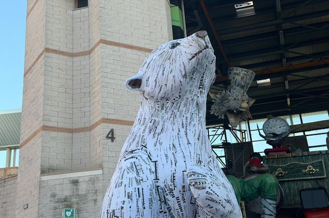 L’orso polare di Jacopo Allegrucci per le Olimpiadi Invernali