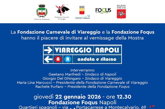 Giovedì si inaugura la mostra "Viareggio-Napoli. Andata e ritorno"