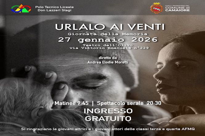 Camaiore, spettacolo teatrale per il Giorno della Memoria