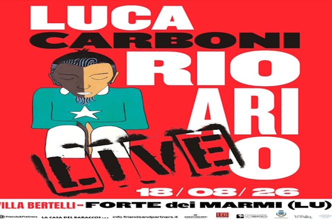 Luca Carboni il 18 agosto a Villa Bertelli