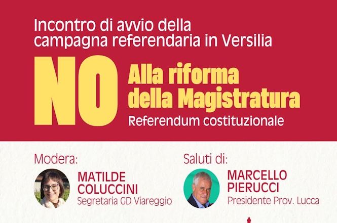 Referendum, incontro Pd per il “NO” lunedì 2 febbraio a Pietrasanta