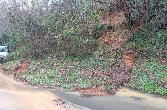 Aggiornamento post ondata di maltempo: due smottamenti a Metato