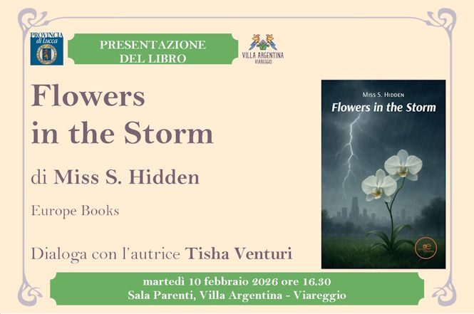 Miss S. Hidden presenta ‘Flowers in the Storm’ a Villa Argentina