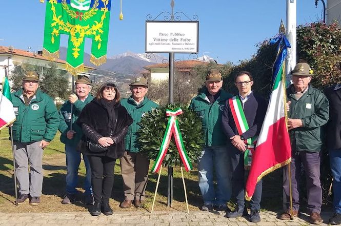 Seravezza commemora i caduti delle Foibe