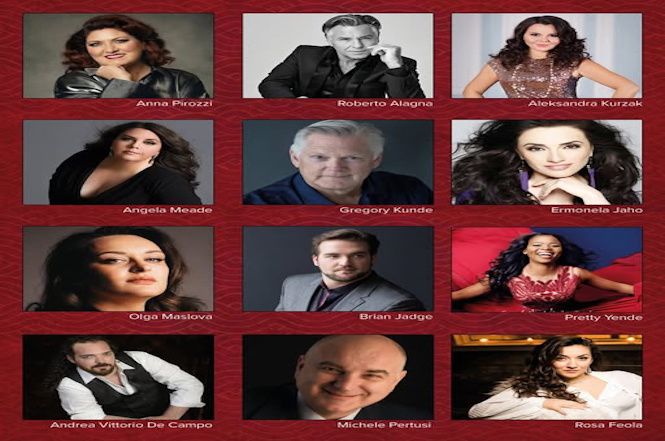 Tutto il cast per il centenario di Torandot a Torre del Lago Puccini