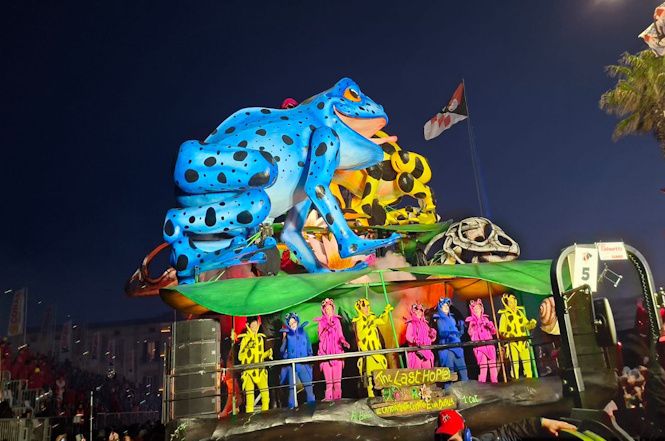 Luci e colori per nuove suggestioni nella sfilata di giovedi grasso