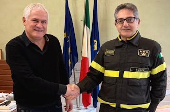Provincia, il presidente incontra il Il nuovo comandante dei Vigili del Fuoco