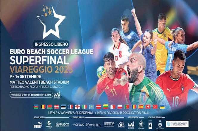 Viareggio ospita la prima U20 Euro Beach Soccer Cup