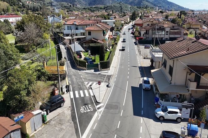 A Capezzano conclusi i lavori di riqualificazione della Sarazanese