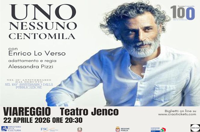 Enrico Lo Verso  in "Uno nessuno centomila" ispirato a Luigi Pirandello