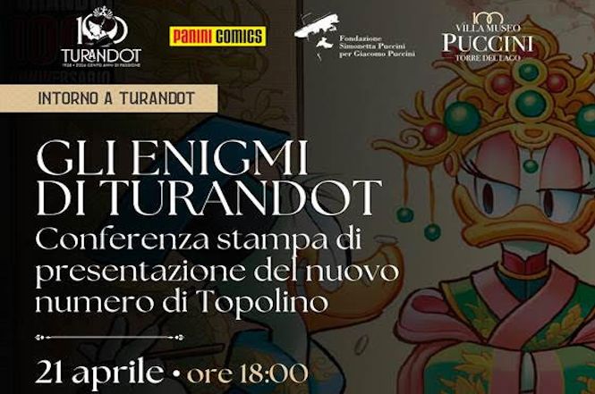 La rivista per bambini Topolino n.3674 sarà ispirato a Turandot