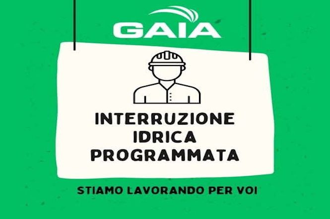 Gaia chiude i rubinetti domani per interventi sulla rete idrica