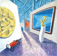 Armando Orfeo alla galleria Europa di Lido di Camaiore