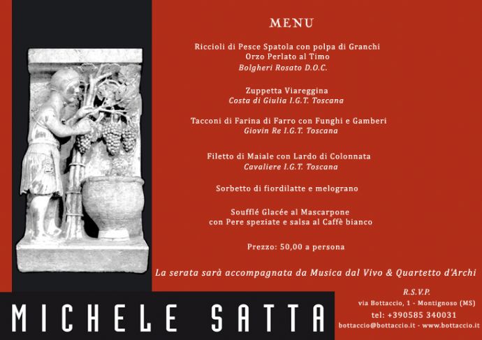 I VINI DI MICHELE SATTA AL BOTTACCIO