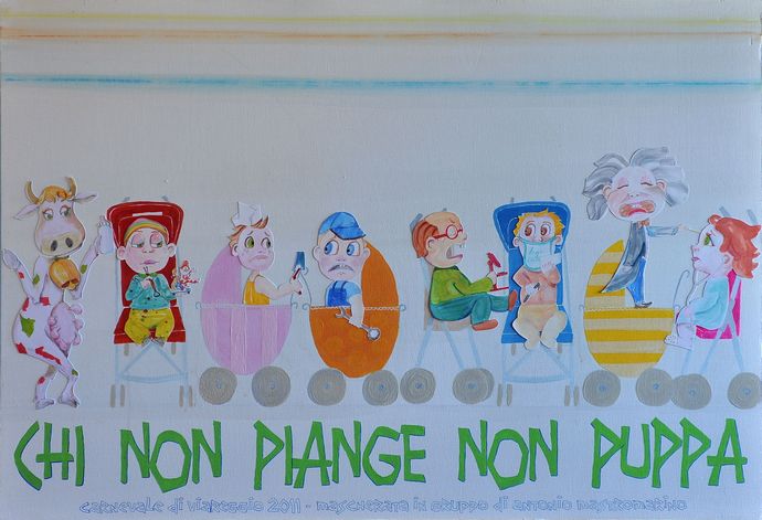 "Chi non piange non puppa!"